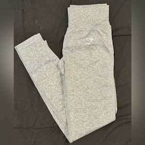 Gymshark Lift Contour Seamless Leggings - Small - Teal/White Marl